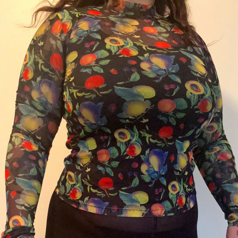 Turtleneck fruit shirt